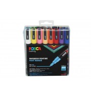 MARQUEURS PEINTURE POSCA FINS COUL. ASSORTIES-BOITE DE 16