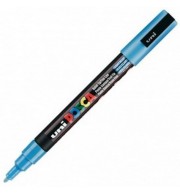 MARQUEUR PEINTURE POSCA POINTE FINE BLEU CLAIR