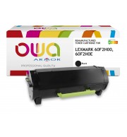 ARMOR CARTOUCHE LASER NOIRE COMP LEXMARK 60F2H00 10000P / K15641