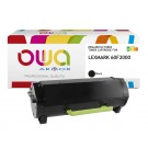 ARMOR CARTOUCHE LASER NOIRE COMP LEXMARK 60F2000 (602) 2500P / K15640