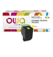 ARMOR CARTOUCHE LASER COMP LEXMARK 702HY JAUNE / K15825