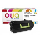 ARMOR CARTOUCHE LASER NOIRE COMP LEXMARK 52D2H00 / K15636OW