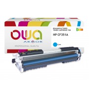 ARMOR CARTOUCHE LASER COMP HP CF351A CYAN / K15729OW