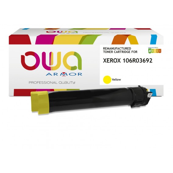 ARMOR CARTOUCHE LASER COMP XEROX 106R03692 JAUNE / K18348