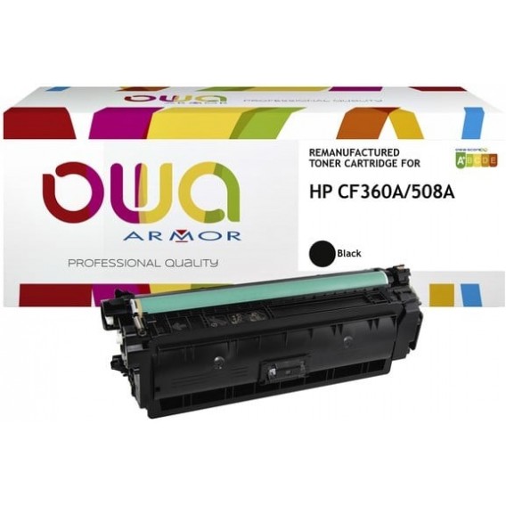 ARMOR CARTOUCHE LASER NOIRE COMP HP CF360A / K15856OW
