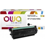 ARMOR CARTOUCHE LASER NOIRE COMP HP CF360A / K15856OW