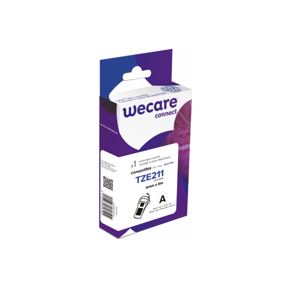 ARMOR RUBAN TITREUSE COMP BROTHER TZE211 NOIRE/BLANC - K80014WA