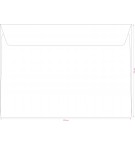 enveloppes blanches C5 162 x 229 mm sans fenêtre 