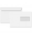 500 Enveloppes à fenêtre blanches C5 162 x 229 mm, papier recyclé 1454C