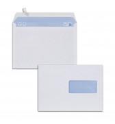 500 enveloppes à fenêtre blanches C5 162x229 80 g/m² - GPV 598
