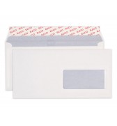 BOITE 500 ENVL 100G PAPIER 100% RECYCLE 114X229 FENETRE