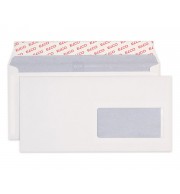 500 ENVELOPPES FENETRE C5/6 114X229 100G PAPIER 100% RECYCLE