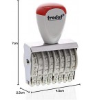 Tampon numéroteur 8 bandes Trodat 1548 encrage séparé