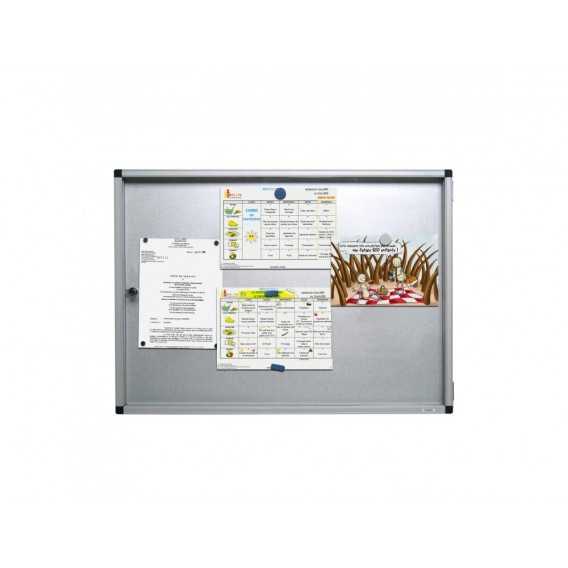 Vitrine d’affichage extérieure porte battante 95x110cm Ulmann 109682-7