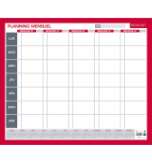 Planning Perpetuel Mensuel effaçable 50 x 60 cm Bouchut 
