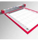 Planning Perpetuel Mensuel effaçable 50 x 60 cm Bouchut 