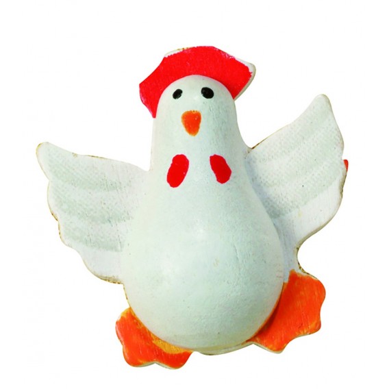 POULES 28 MM LOT DE 6