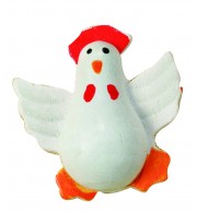 POULES 28 MM LOT DE 6