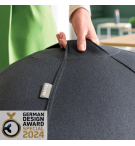BALLON D'ASSISE ERGONOMIQUE GRIS