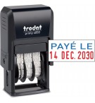 Mini tampon dateur "Payé le" Trodat Printy 4850L2