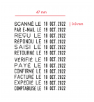 TAMPON DATEUR MULTIFORMULES 4817A/GENERALISTE