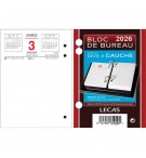 BLOC EPHEMERIDE LECAS DATE A GAUCHE 2026