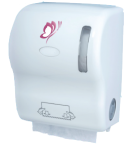 DISTRIBUTEUR ESSUIE-MAINS DECOUPE AUTOMATIQUE BLANC