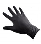 BOITE DE 100 GANTS NITRILE NOIRS NON POUDRE TAILLE L