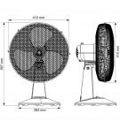VENTILATEUR BLANC A POSER 40W