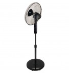 VENTILATEUR NOIR SUR PIED 40W
