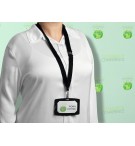 BTE 20 PORTE-BADGES PAPIER RECYCLE 54X90mm