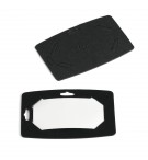 BTE 20 PORTE-BADGES PAPIER RECYCLE 40X75mm