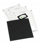 BTE 20 PORTE-BADGES PAPIER RECYCLE 40X75mm