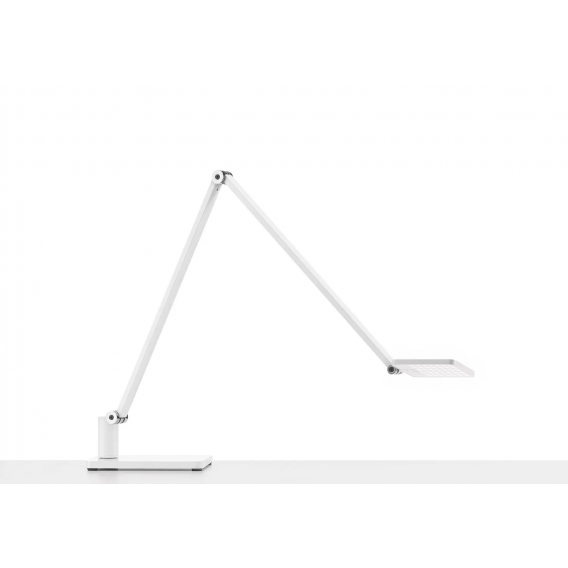 LAMPE ATTENZIA DESIGN A LED SUR SOCLE - BLANCHE