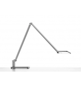 LAMPE ATTENZIA DESIGN A LED SUR SOCLE - SILVER