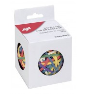 Boule de 270 bracelets élastiques coloris assortis 75 X 3MM 145 G
