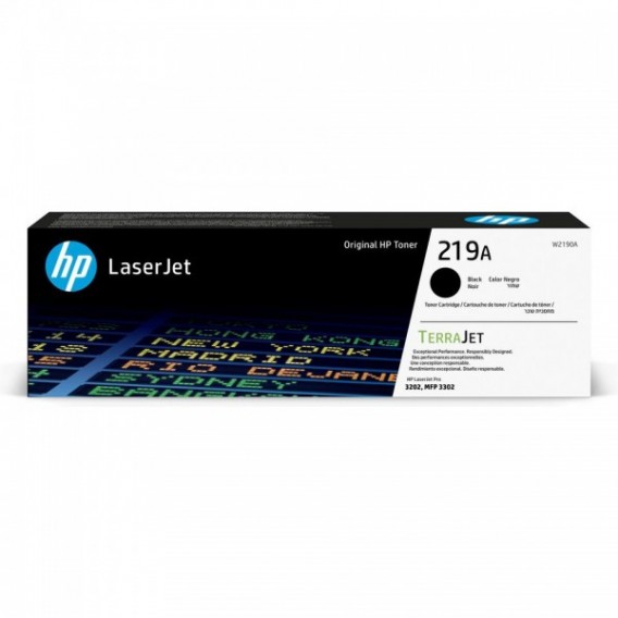 HP CARTOUCHE LASER 219A NOIRE / W2190A
