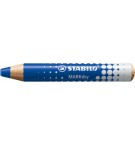 CRAYON EFFACABLE A SEC WHITEBOARD MARKER DRY STABILO BLEU