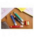 CRAYON EFFACABLE A SEC WITHEBOARD MARKER DRY POCH 4 ASS+TAILLE CRAYON