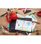 SET 15 STABILO WOODY 3 EN 1 + 1 TAILLE-CRAYON + 1 SUPPORT RANGEMENT