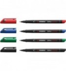 FEUTRES OHPEN PERMANENTS POINTE F - POCHETTE DE 4