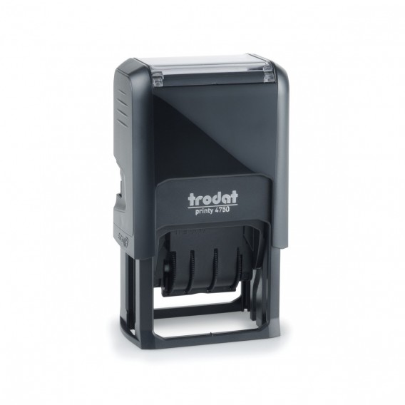 Tampon dateur avec 2 lignes de texte TRODAT PRINTY 4750