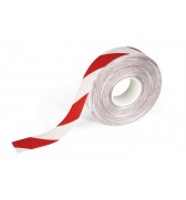 RUBAN DE MARQUAGE SOL ROUGE/BLANC 50mm x 33M