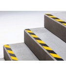 RUBAN DE MARQUAGE ANTIDERAPANT NOIR/JAUNE 50mm x 18M