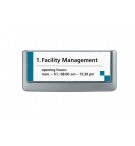 PLAQUE DE PORTE CLICK SIGN 149X52.5mm