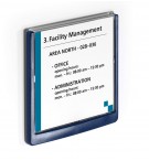 PLAQUE DE PORTE CLICK SIGN 149X148.5mm