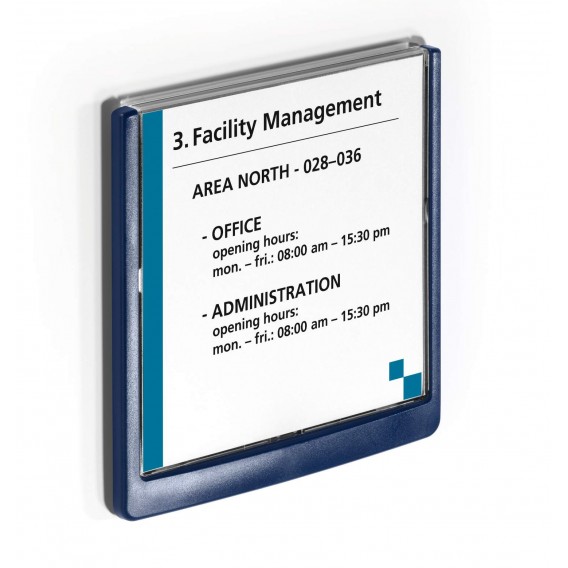 PLAQUE DE PORTE CLICK SIGN 149X148.5mm