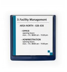 PLAQUE DE PORTE CLICK SIGN 149X148.5mm