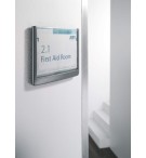 PLAQUE DE PORTE CLICK SIGN 149X148.5mm