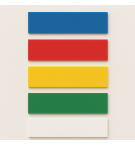 LOT 10 ETIQUETTES MAGNETIQUES 30X100mm BLEUES